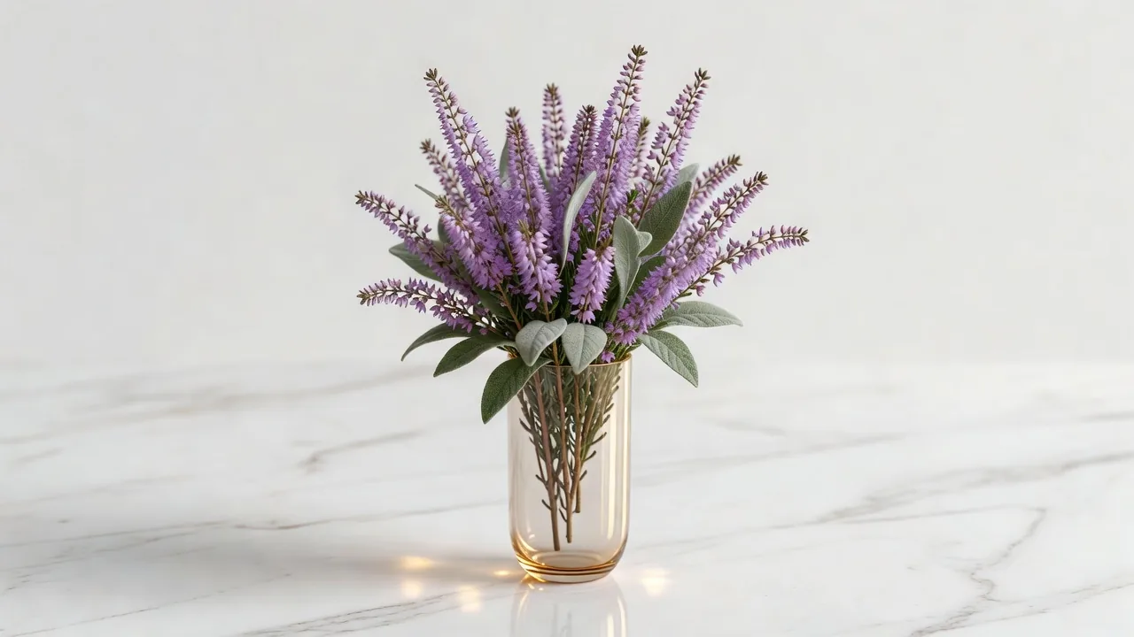 ヘザーの植物画